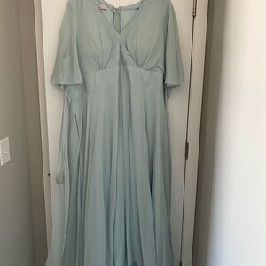 Kennedy Blue Bridesmaid in Sea Glass